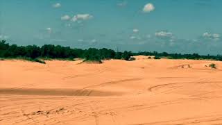 Dune Buggy Flips Over While Jumping Over Sand Dune - 1151135