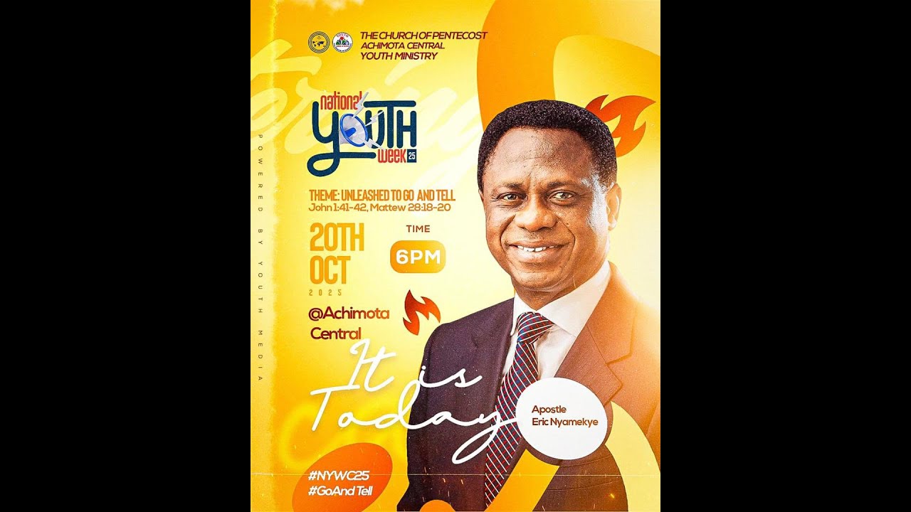 LAUNCH OF THE NATIONAL YOUTH WEEK 2025 @ ACHIMOTA AREA - YouTube