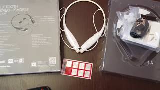 Lg hbs-730 cuffie bluetooth compatibili con tv lg - YouTube