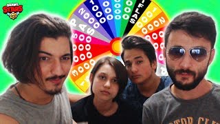 1 Çark 4 Youtuber Brawl Stars