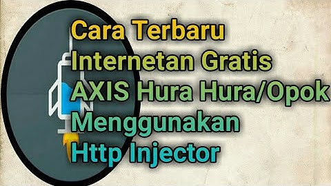 Cara Terbaru Internetan Gratis AXIS Hura Hura/Opok Menggunakan Http Injector