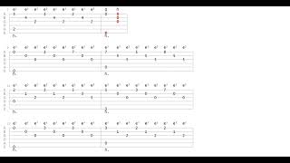 Tarrega Etude in E Minor Guitar Tab