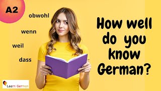 Teste dein Sprachgefühl A2 | Test your German A2 | German for beginners | Learn German