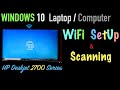 HP Deskjet 2700 WiFi SetUp Windows 10 & Scanning with Laptop / Computer !!