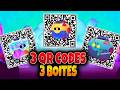3 QR CODES pour 3 BOITES Gratuites Brawl Stars