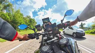 Ride Dari Singapura Ke Mersing Yamaha Tenere 700 World Raid 2023 Insta 360 X4