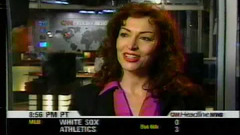 Lynne Russell - last newscast on Headline News