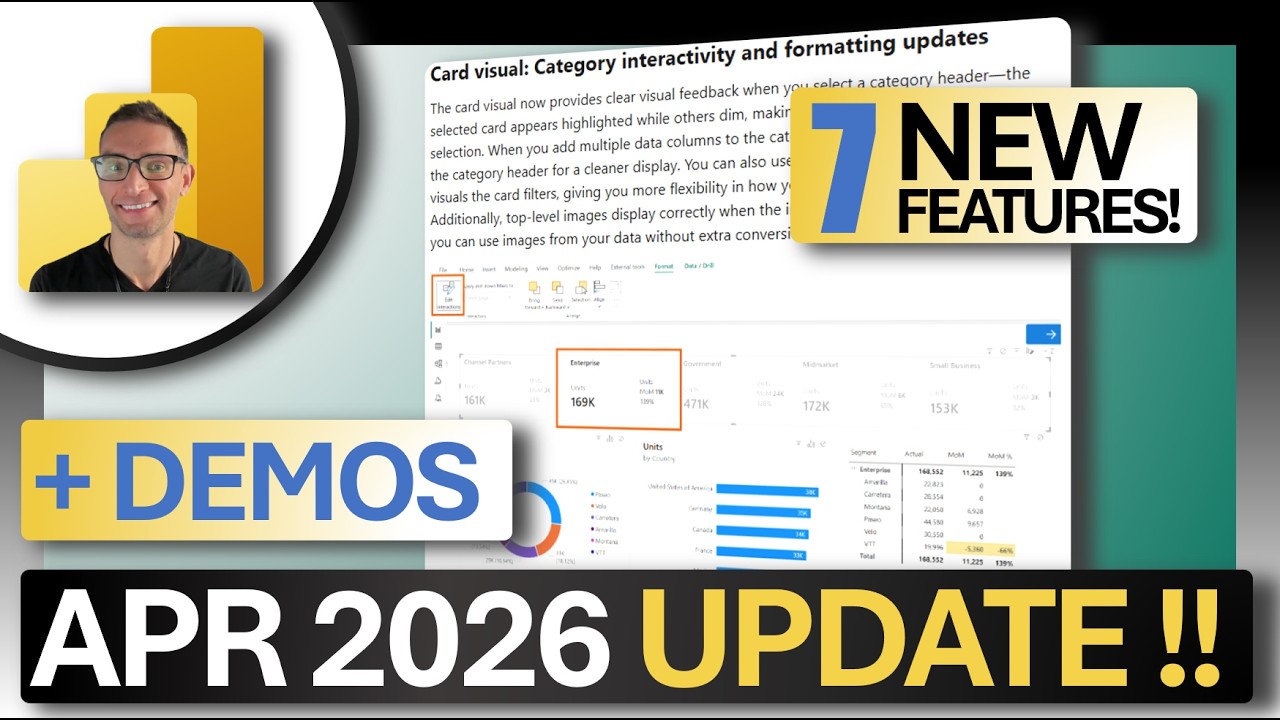 🔥 Power BI APRIL 2026 Update: 7 New Features You Need to Know - YouTube