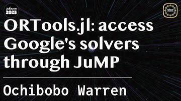 ORTools.jl: access Google