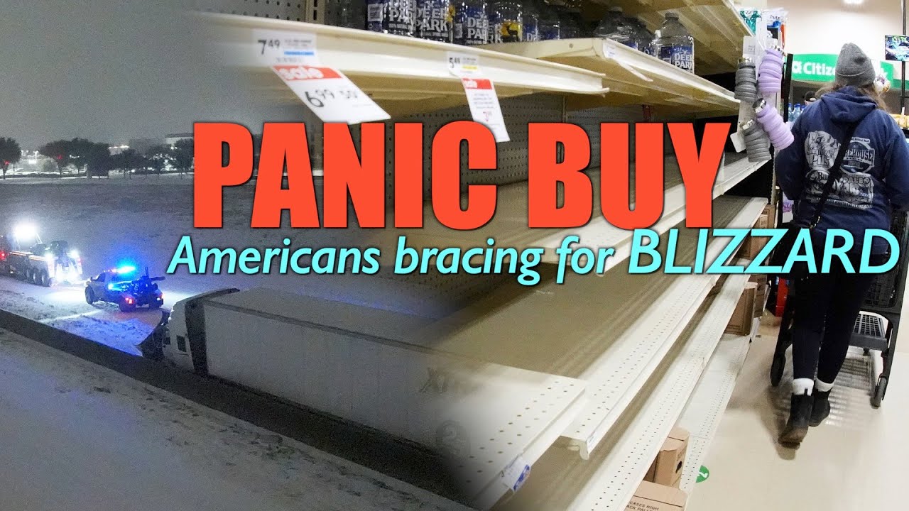 Americans are bulk buying groceries and melting salt as US braces for catastrophic winter storm