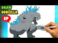 How to Draw GODZILLA MINUS ONE - Full Body