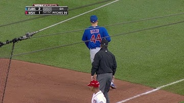 CHC@WSH: Rizzo snares liner to steal extra bases