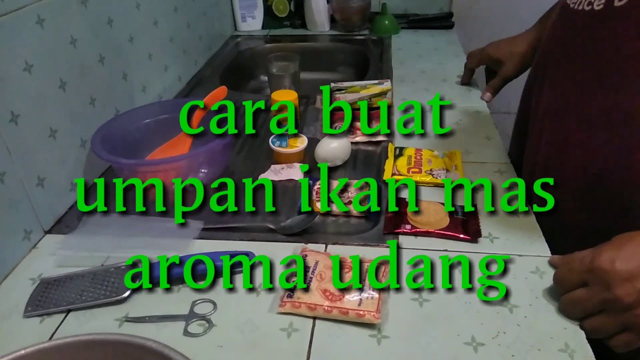 Umpan ikan mas aroma udang