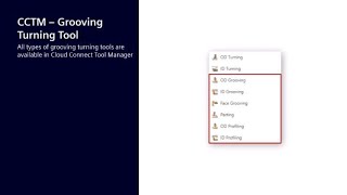 Cloud Connect Tool Manager in NX CAM - Grooving Tool Support
