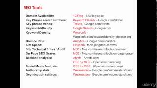 What SEO tools to use -Section 4 What SEO tools to use -Section 4
