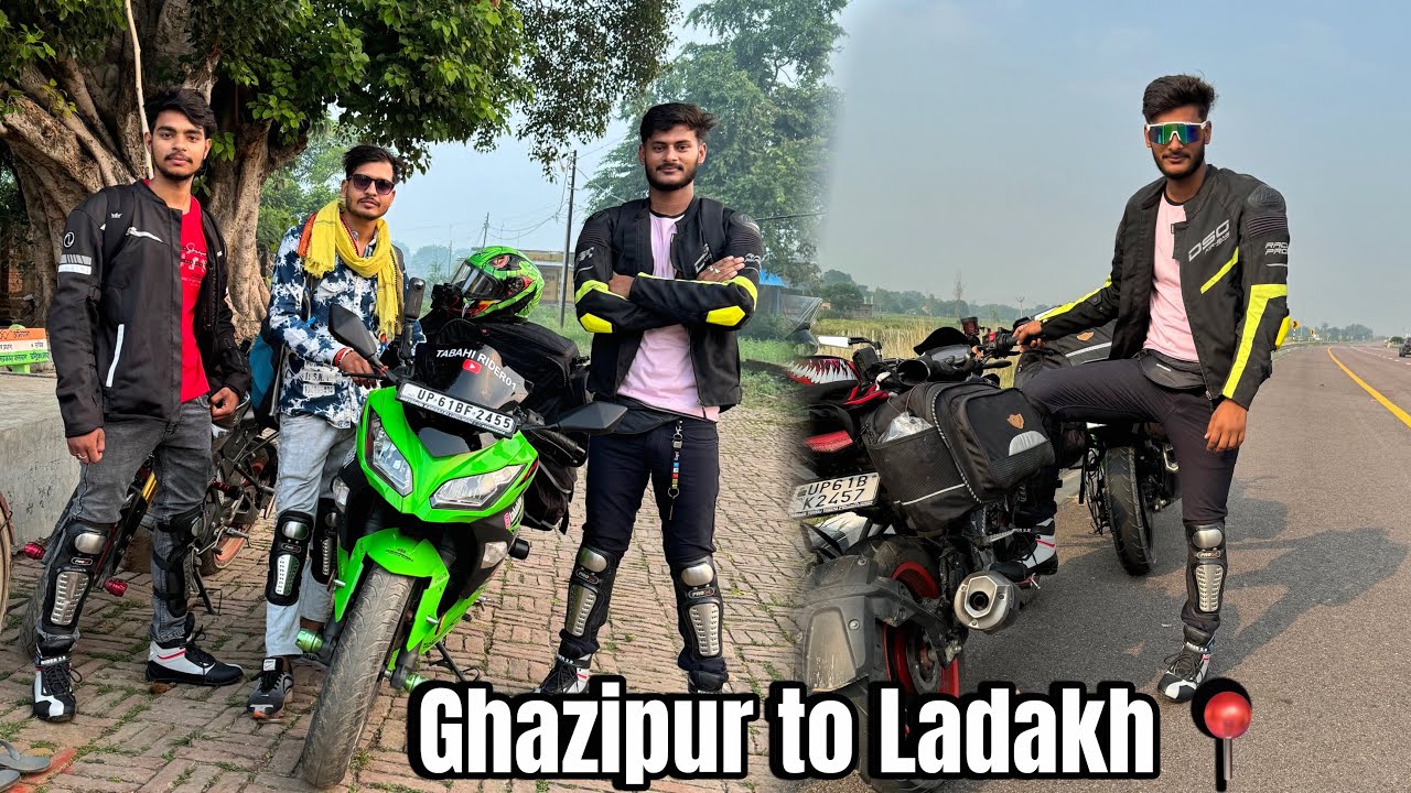Ghazipur to Ladakh📍(Ep01) | first day 400km se upar bike Chala diye