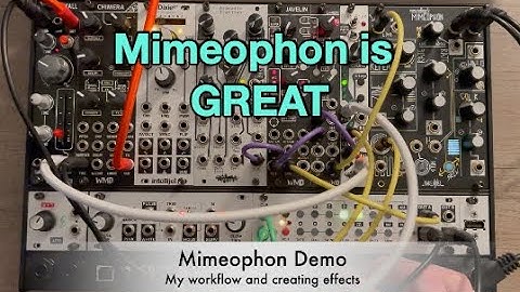 Patch Form Scratch - Part 2 (Mimeophon demo)