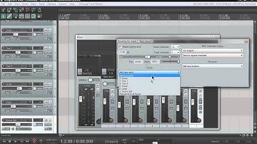 Configuration of a submix in Reaper