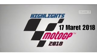 -Higlight MotoGp Trans7, Road to MotoGp 2018