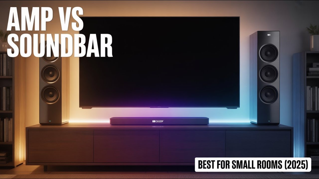Small Room Showdown: Dolby Atmos Amp vs Soundbar (2025)