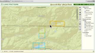 Land Matters Active Mining Claims Maps and the LR2000