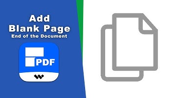 How to add a blank page end of the document in Wondershare PDFelement