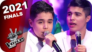 Video thumbnail of "Enrique Iglesias - Hero (Oscar & Mino) | The Voice Kids 2021 | Finals"