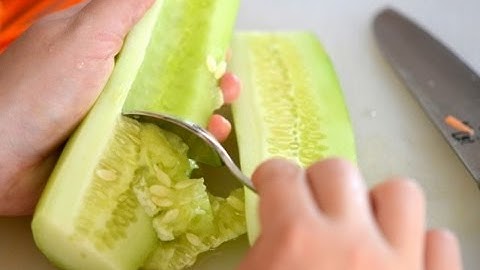 How to Seed and Dice a Cucumber - Cooking Tips and Tricks