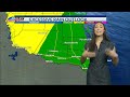 Daily chances of rain across the Rio Grande Valley