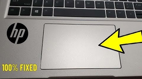 How to enable and disable touchpad on HP laptops