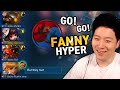 "Go! Fanny Jungle" Gosu General plays mage in 5men rank | Mobile Legends Chang E