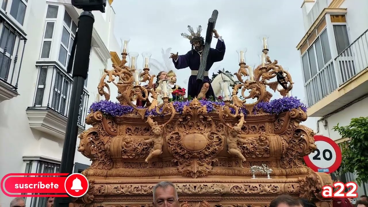 Tres Caídas San Fernando 2024 | Agrupación Musical Polillas | calle Mariana de Pineda