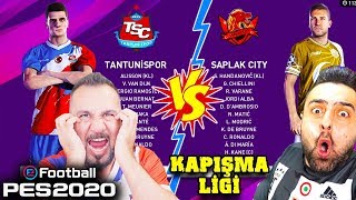 TANTUNİSPOR VS ŞAPLAKCİTY OYUNCU SİLME CEZALI KAPIŞMA! | PES 2020 KAPIŞMA SESEGEL VS ÜMİDİ