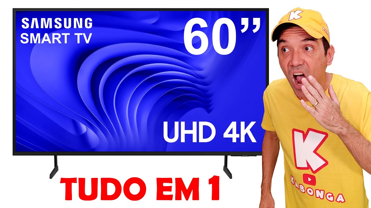 Smart TV 60” 4K UHD LED Samsung 60DU7700 TUDO EM 1! - YouTube