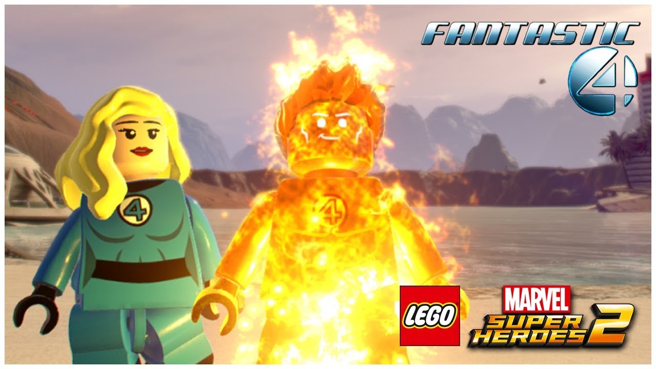 Lego Marvel Superheroes 2 Fantastic Four Human Torch