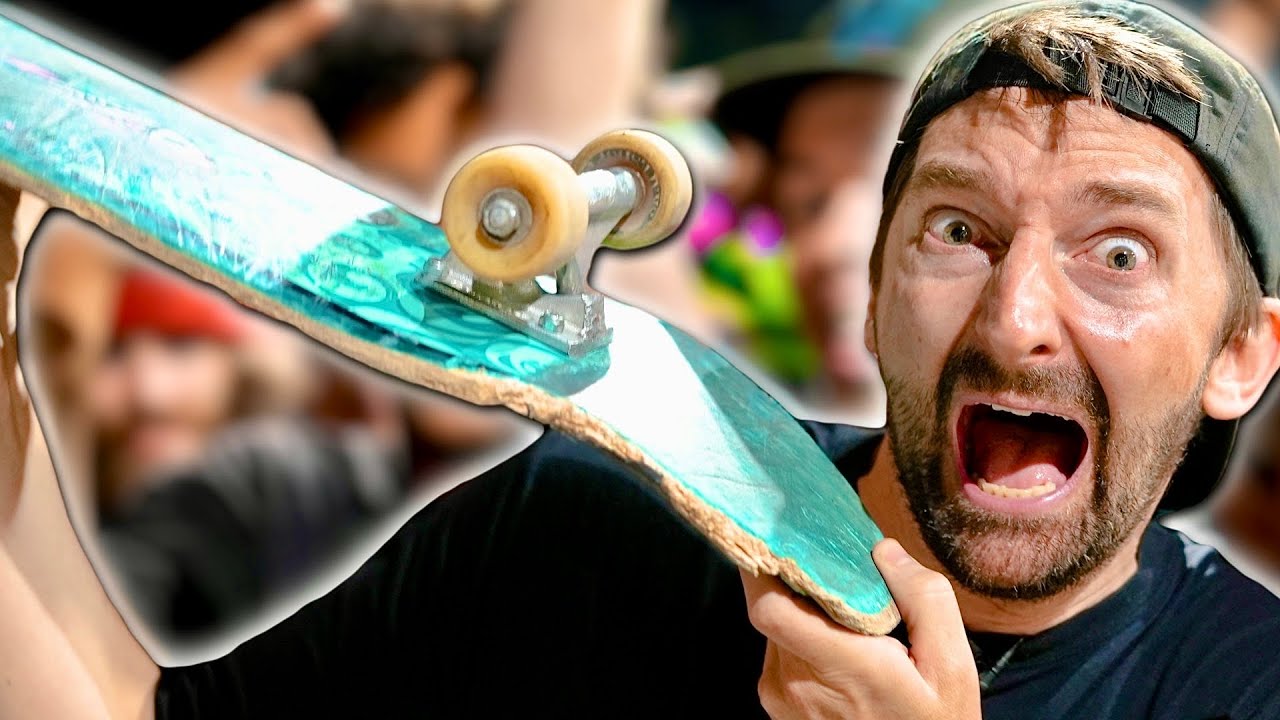 THE WORST BOARD AT AMERICA'S LARGEST SKATEPARK!