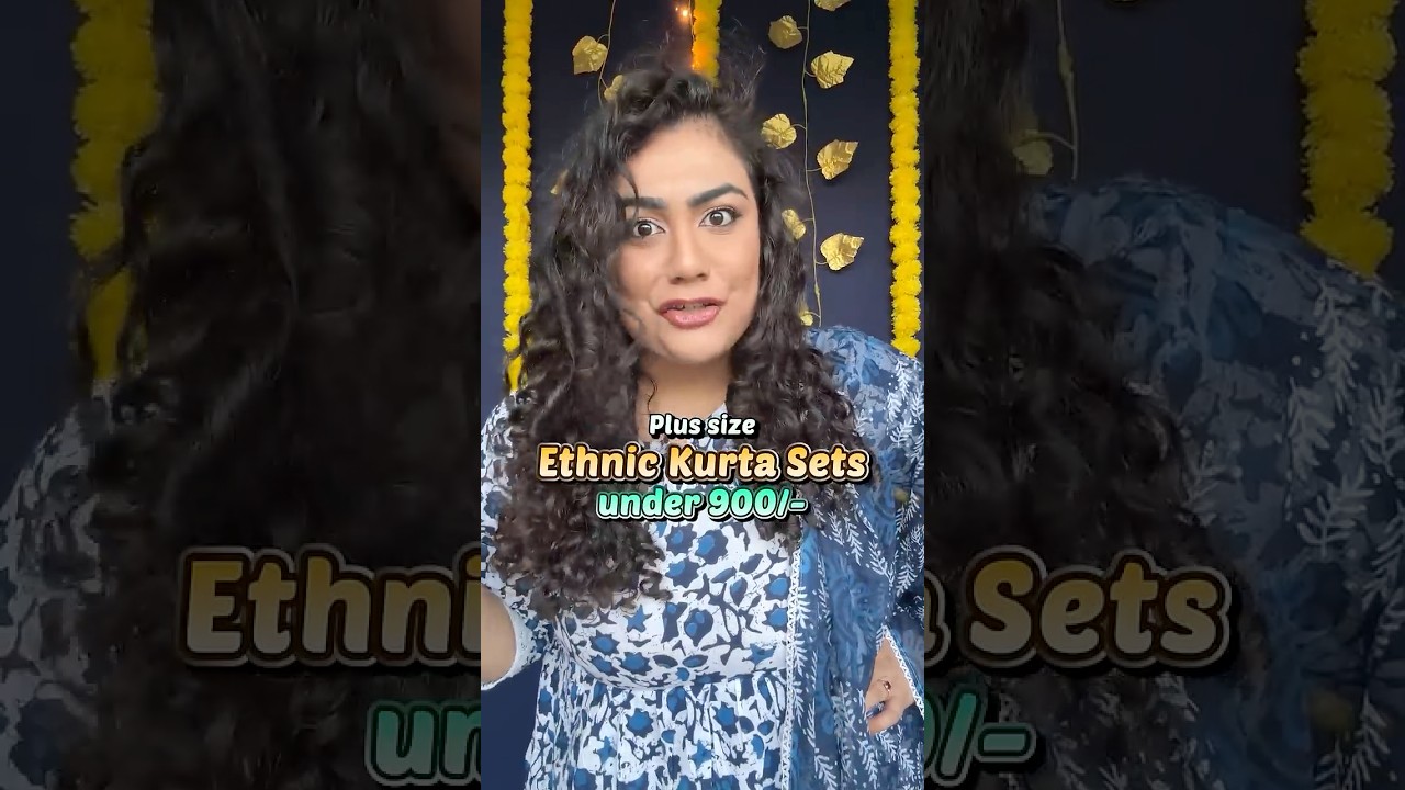 Under ₹900 Ethnic kurta sets: Plus Size edition | Festive series ep 2 