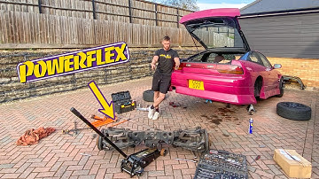 How To Polybush your subframe with *BASIC* tools at home