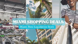 Solo Shopping at Miami Bins Liquidation Store | Travel Deals