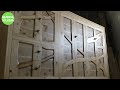 Woodworking Project: How to Build a Folding Door Cabinet with Reclaimed Wood