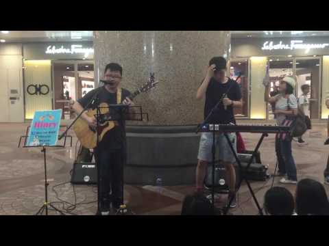 陳奐仁Hanjin + 劉卓軒Hinry Lau - 沒時間後悔@銅鑼灣busking(8.7.2016)