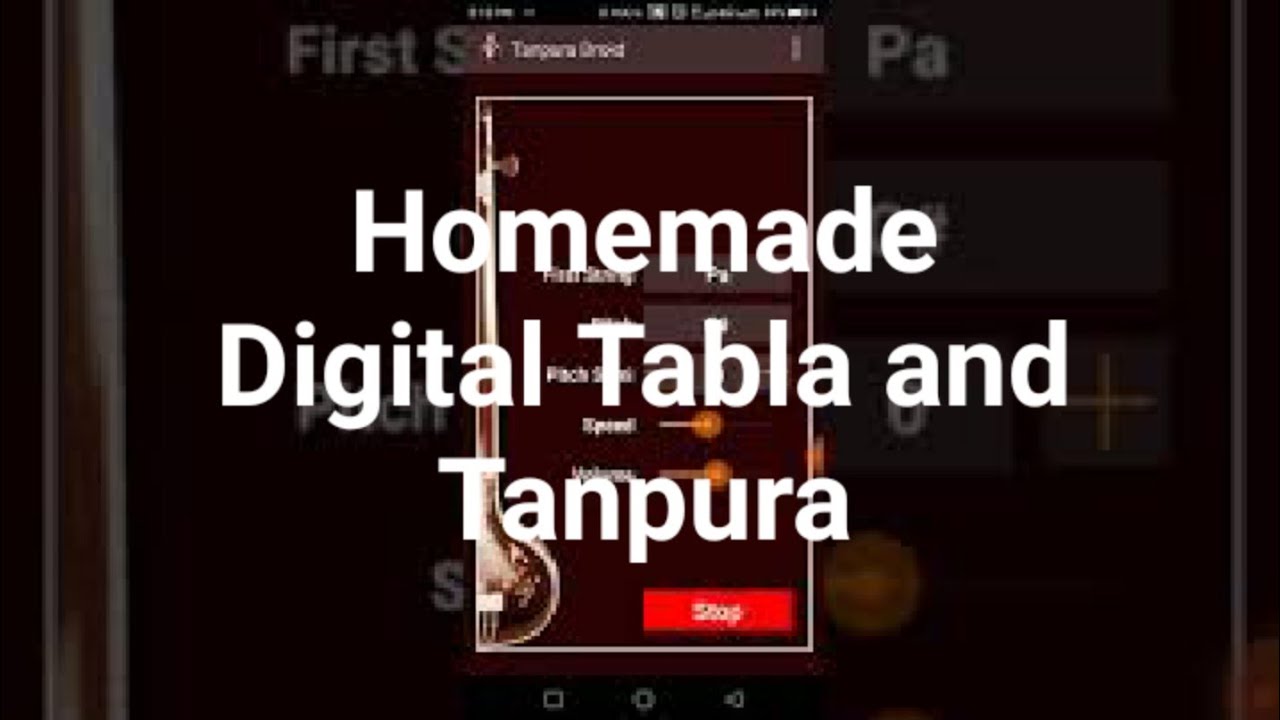 Home made Digital Tabla and Tanpura in Your Android Mobile with 2 apps