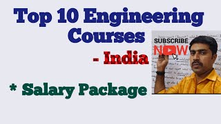 Top 10 Engineering Courses in India with High Salary ✍️|Salary Package 🔥|sky physics