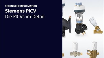 Siemens PICV – Die PICVs im Detail