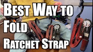 Best Way to Fold Ratchet Strap with Hook by Kyler's Studio 35,854 views 1 year ago 3 minutes, 39 seconds