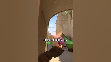 CS 2 THE BEST WAY TO SMOKE JUNGLE AND MOLLY STAIRS ON MIRAGE #cs2 #cs2tips