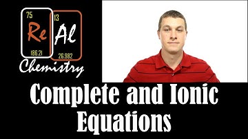 How to write a net ionic equation- Real Chemistry