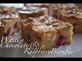 White Chocolate & Raspberry Blondie | Sundaebake