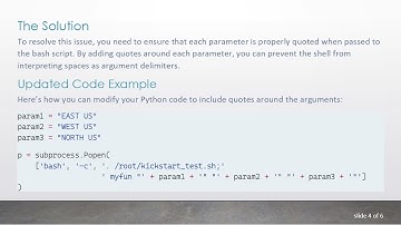 Solving the Python subprocess Argument Passing Issue with Bash Files