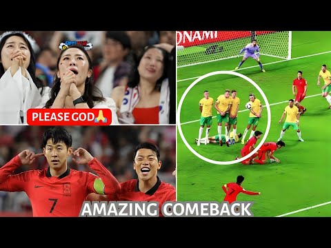 Fans Crazy Reaction To Son Hueng-min Winning Freekick Goal